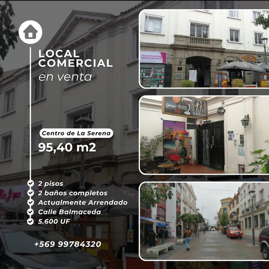 🏢 Local Comercial en Venta en el Centro de La Serena | 2 Pisos | $155.000.000